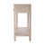 Beige Nora 40 in. W Rectangular Wood 2 Drawer Console Table with Lower Open Shelf, Antique Taupe For Sale - Image 8 of 11