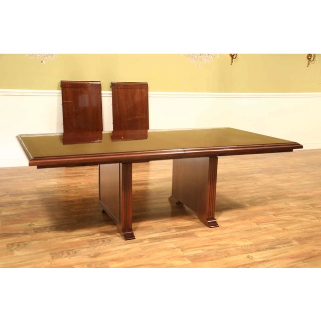 Not Yet Made - Made To Order Large Mahogany Rectangular Conference Table by Leighton Hall Made-To-Order For Sale - Image 5 of 8