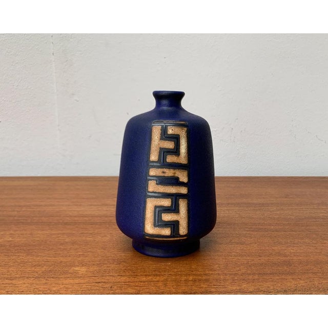 Mid-Century West German Minimalist Pottery WGP Vase from Ruscha, 1960s For Sale - Image 15 of 17