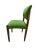 A striking set of six Italian Mid-Century Modern dining chairs, crafted in the 1960s with beautifully sculpted solid...