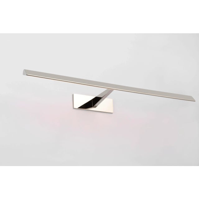 Petrel 30" Picture Light in Polished Nickel Designer: Ian K. Fowler Height: 2.5" Extension: 8.25" Backplate: 2.5" x 7.25"...