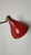 Goldenrod Floor Lamp for Reading with Red Marble Base and Cone with Joint, 1950s For Sale - Image 8 of 18
