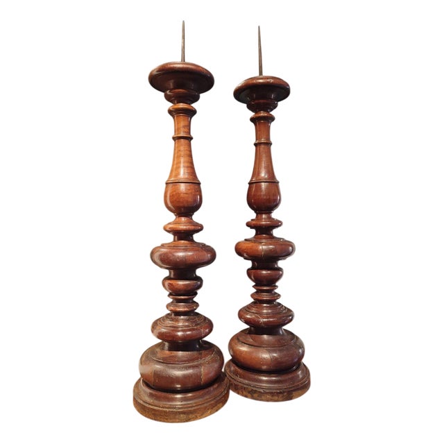 Tuscan Candlesticks, Late 16th Century, Set of 2 For Sale