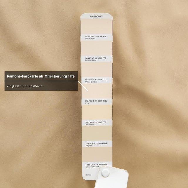 Cream Leather Velluti Two-Seater Sofa with Manual Function from Koinor For Sale - Image 9 of 14