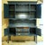 This piece features a rich teal finish with subtle distressing that highlights its classic lines. The upper section...