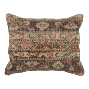 Turkish Oushak Rug Pillow Cover