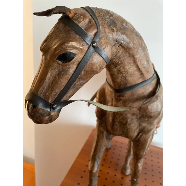 1960s 1960s Gallant Vintage Wooden Horse For Sale - Image 5 of 9