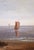 19th Century French Coastal Harbor Marine Oil Painting in Giltwood Frame For Sale - Image 9 of 11