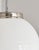 1930s Art Deco Globe Pendant Light in Glass and Chrome, 1930s For Sale - Image 5 of 11