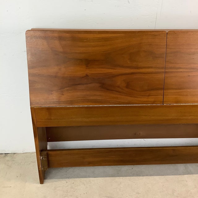 Mid-Century Modern Mid-Century Full Size Storage Headboard- Drexel Declaration For Sale - Image 3 of 12