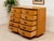 Dixie Mid 20th Century Dixie Blonde Art Deco Mahogany Eight Drawer Dresser For Sale - Image 4 of 10