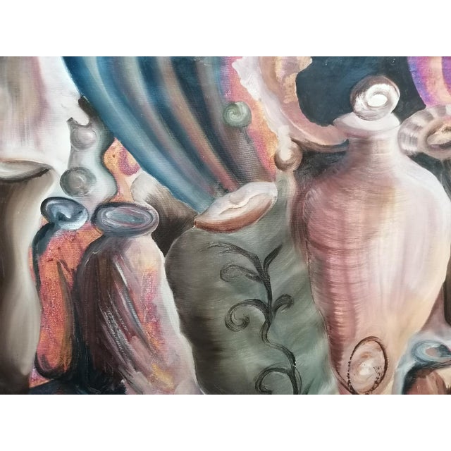 Early 21st Century Stefano Mazzolini, Q161, 2001, Oil & Acrylic on Canvas For Sale - Image 5 of 6