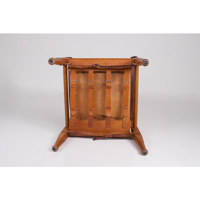 Safari Armchair in Cognac Leather from Wilhelm Kienzle, 1950s For Sale - Image 13 of 16