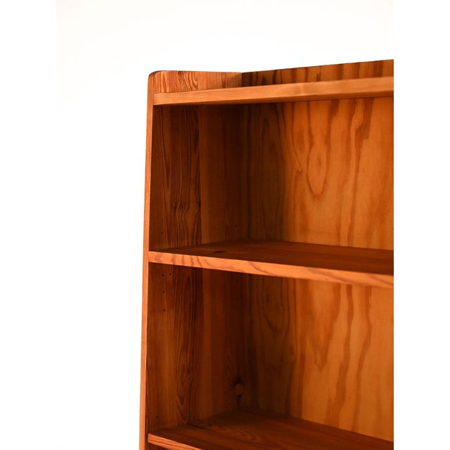 Scandinavian Bookcase in Pine, 1950s For Sale - Image 4 of 7