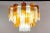 Gold and Clear Murano Glass Tronchi Chandelier, 1970s For Sale - Image 6 of 18