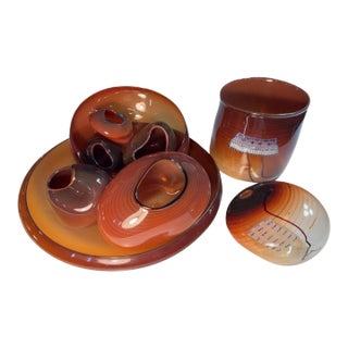 Dale Chihuly, Early Baskets From the Pueblo Blanket Series, 1980 - 9 Pieces For Sale