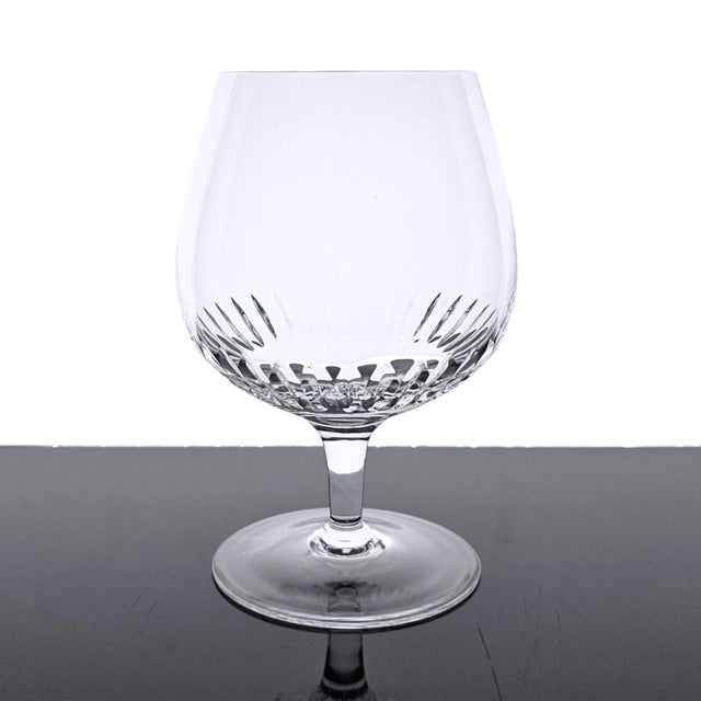 Transparent Rogaska Slovenian Lead Crystal Brandy Snifter Glasses Set of 4 5.5" For Sale - Image 8 of 11