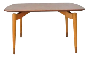 Grete Jalk Poul Jeppesen Mid Century Danish Modern Teak Floating Coffee Table