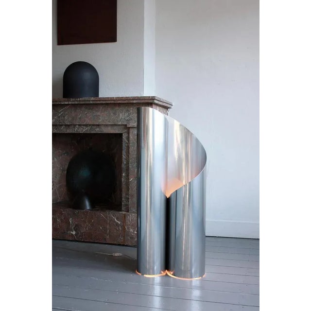 Not Yet Made - Made To Order Steel Fold Lamp Lamp by Maria Tyakina For Sale - Image 5 of 8