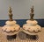 Mid 20th Century Danish Modern Iridescent Gold Trimmed Lamps For Sale - Image 10 of 10