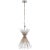 Strada Small Chandelier in Burnished Silver Leaf Designer: Kelly Wearstler Fixture Height: 23.75" Canopy: 4.75" Round...