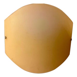 Yellow Gold Murano Glass Wall Light from Toso, Italy, 1990s For Sale