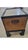 Wood Antique Japanese Keyaki Wood Hibachi Tansu Chest on Custom Ebonized Metal Stand For Sale - Image 7 of 11