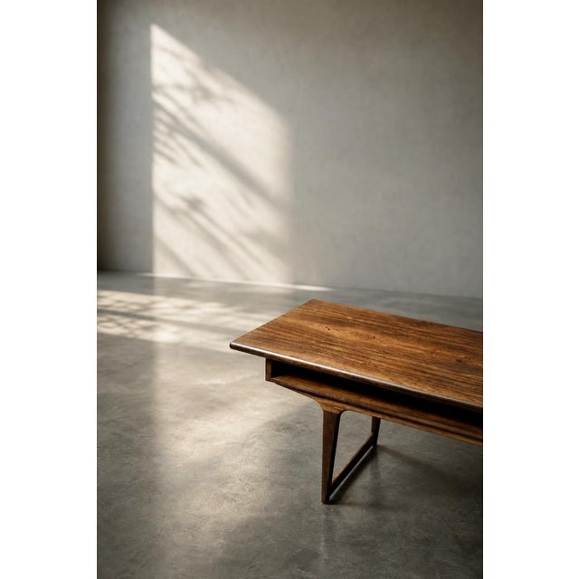 Mid-Century Modern Danish Rosewood Coffee Table with Shelf, 1960s For Sale - Image 10 of 18
