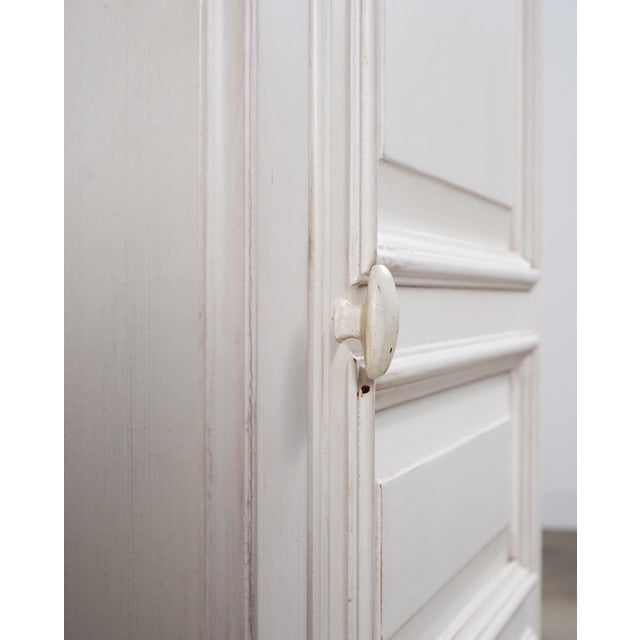 Country French Provincial Painted Bonnetière Storage Cabinet For Sale - Image 15 of 18