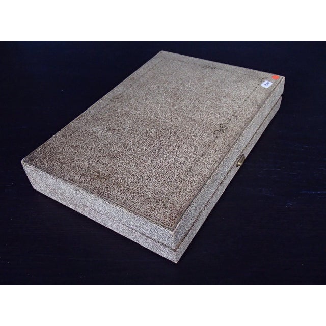 Antique Art Nouveau Pewter & Silver Cutlery Set from Josselin, Set of 5, in Very Good conditions. Designed 1890 to 1919...