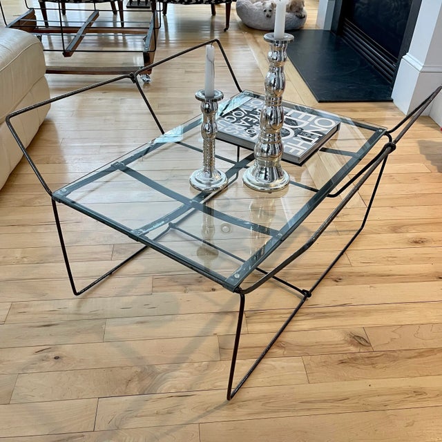 1970s Modern Industrial Coffee Table For Sale - Image 10 of 13
