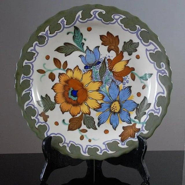 Platter from Gouda Holland, 1950s For Sale - Image 6 of 7
