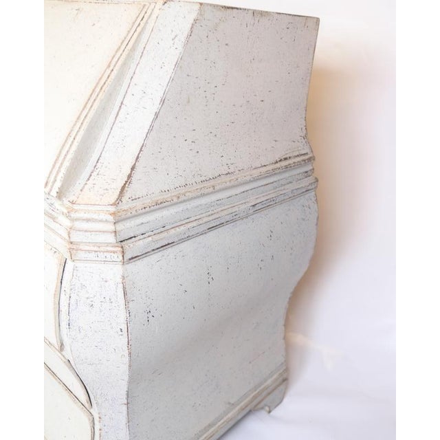 Gustavian Grey Painted Chatol with 4 Drawers, 1790s For Sale - Image 5 of 14