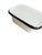 Vintage 2-piece enamel refrigerator dish set featuring a classic white finish with contrasting black trim for timeless...