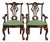 Thomasville Chippendale Carved Mahogany Armchairs, Pair For Sale
