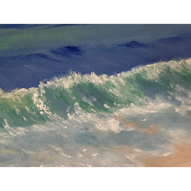 Large Realist Painting "The Waters Calm My Soul" by Christine Frisbee For Sale In Providence - Image 6 of 10