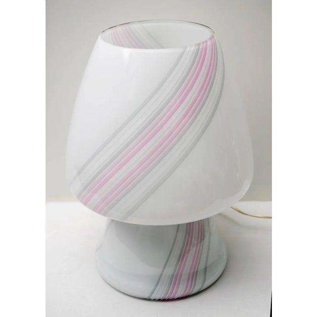 Murano Glass Mushroom Table Lamp from Maestri Muranesi, 1980s For Sale - Image 3 of 8
