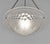 Silver 1930s French Art Deco Pendant Light by Charles Schneider & Andre Neut - 2 Available For Sale - Image 8 of 12