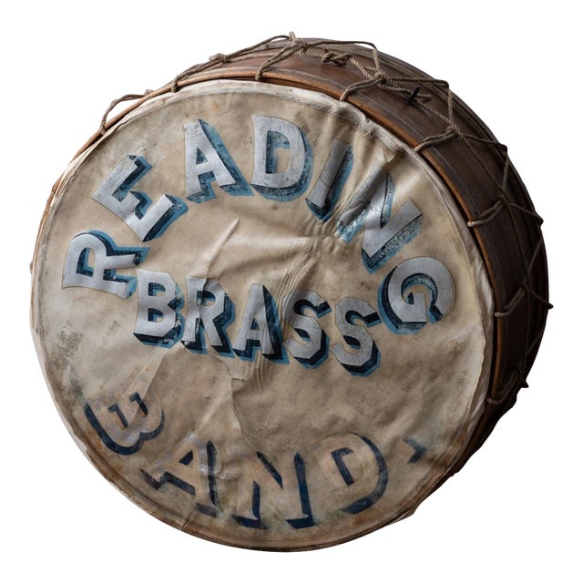 j.b. Treat "Reading Brass Band" Drum, C. 1860 For Sale