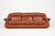 Vintage Italian Sectional Cognac Leather Sofa For Sale - Image 9 of 12