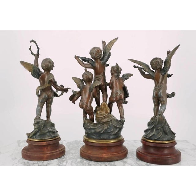 2000 - 2009 Antique Cherub Sculptures, Set of 3 For Sale - Image 5 of 5