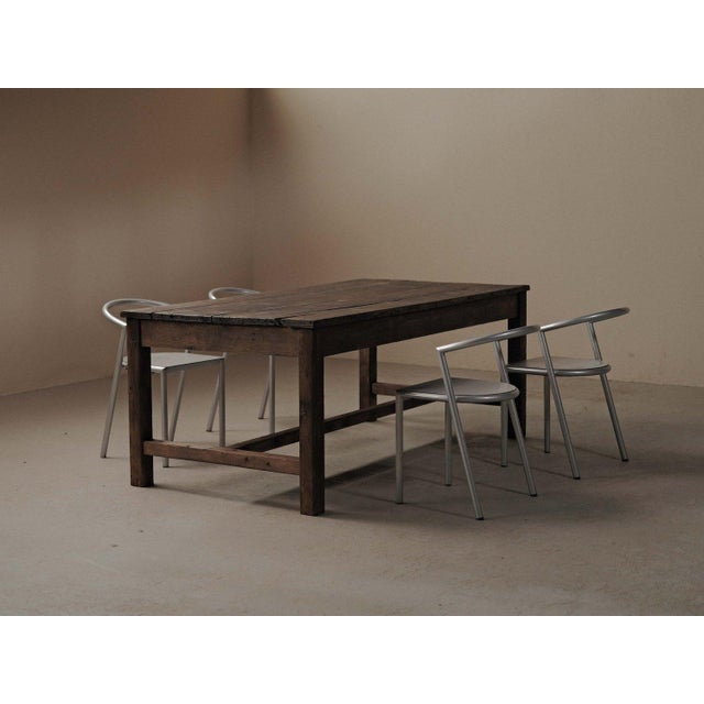 French Farmhouse Table in Pine, 1900 For Sale - Image 12 of 18