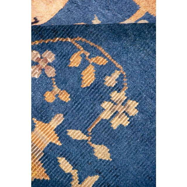 Art Deco Antique Peking Wool Area Rug- 3'11'' X 5' 7'' For Sale - Image 3 of 4