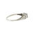 Traditional 1930's Platinum and 14k .34 Carat Old European Cut Diamond Filigree Ring, Size 7.5 For Sale - Image 3 of 5