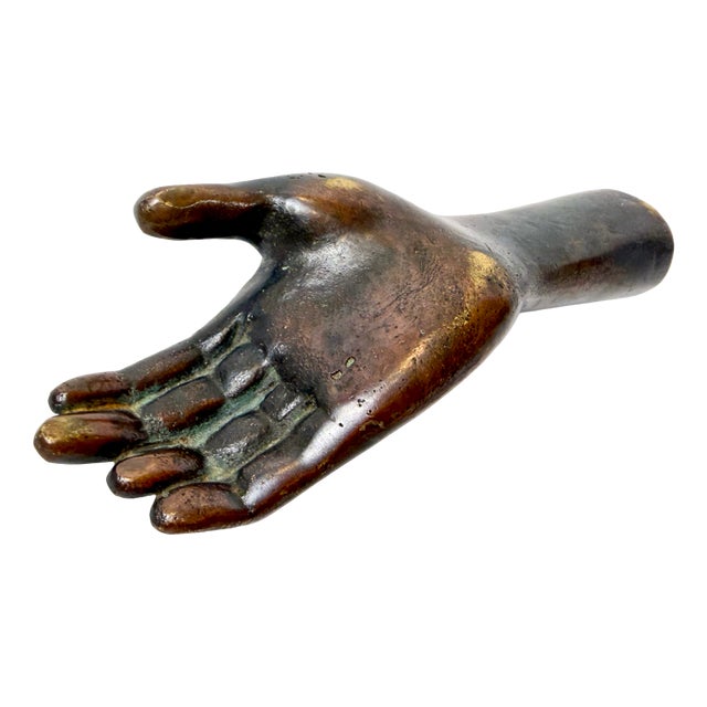 Antique Females Hand in Bronze Paperweight, 19th Century For Sale