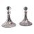 1950s Pair of Vintage English Glass Decanters For Sale