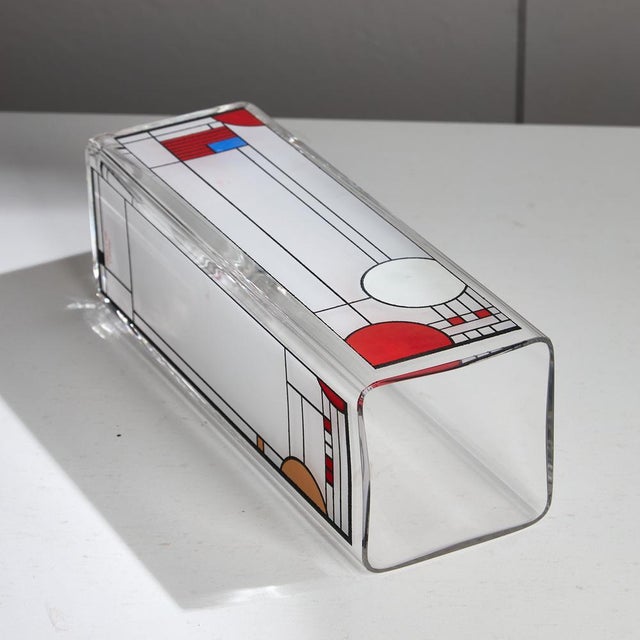 Omaggio Vase in the style of Frank Lloyd Wright For Sale - Image 8 of 12