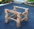 Wood Rustic Natural Wood Log Low Table For Sale - Image 7 of 13