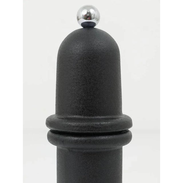 Metal Cast-Iron Pepper Salt Mill with Peugeot Grinder attributed to Carl Auböck, 1970s For Sale - Image 7 of 10