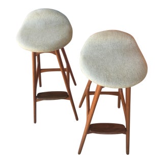 Erik Buch Bar Stools - a Pair For Sale